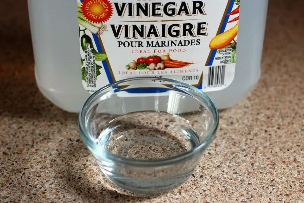 vinegar is perfect to use for cleaning steamers