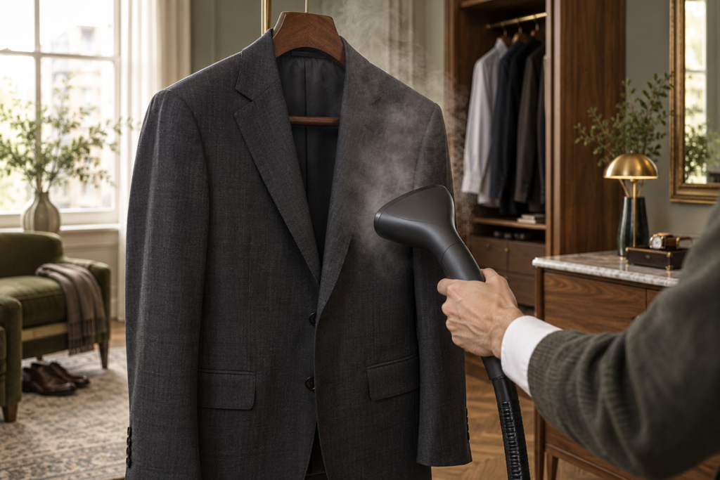 Original editorial image for How to Steam a Suit Without Damaging It (Updated 2026)