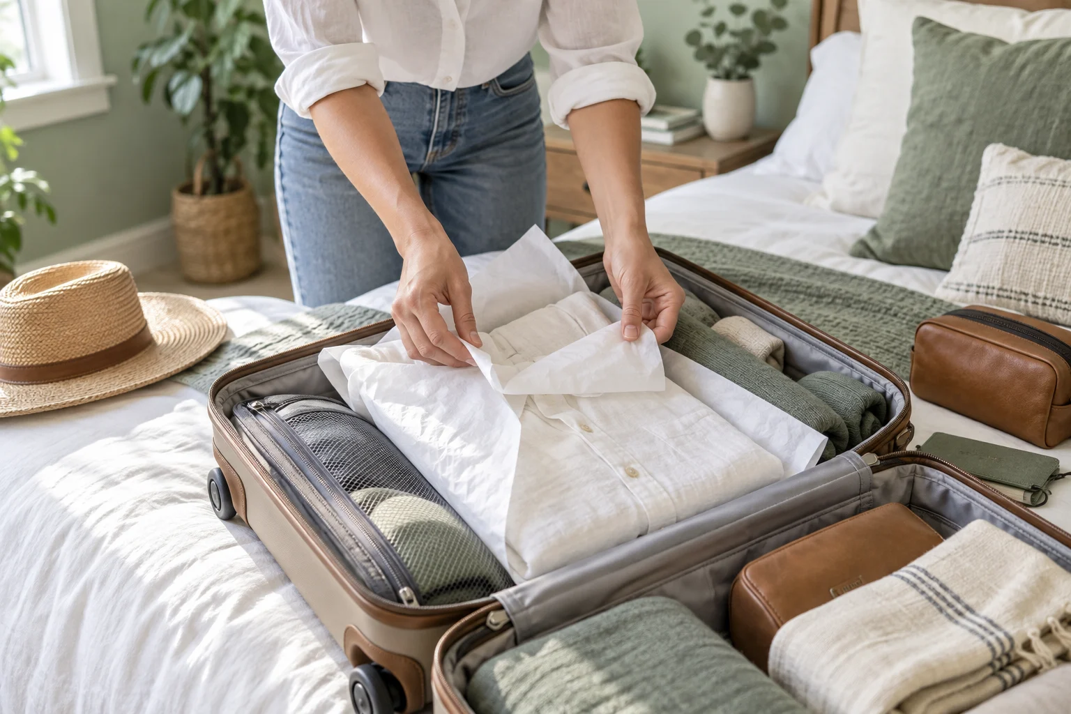 How to Pack Linen With Fewer Wrinkles